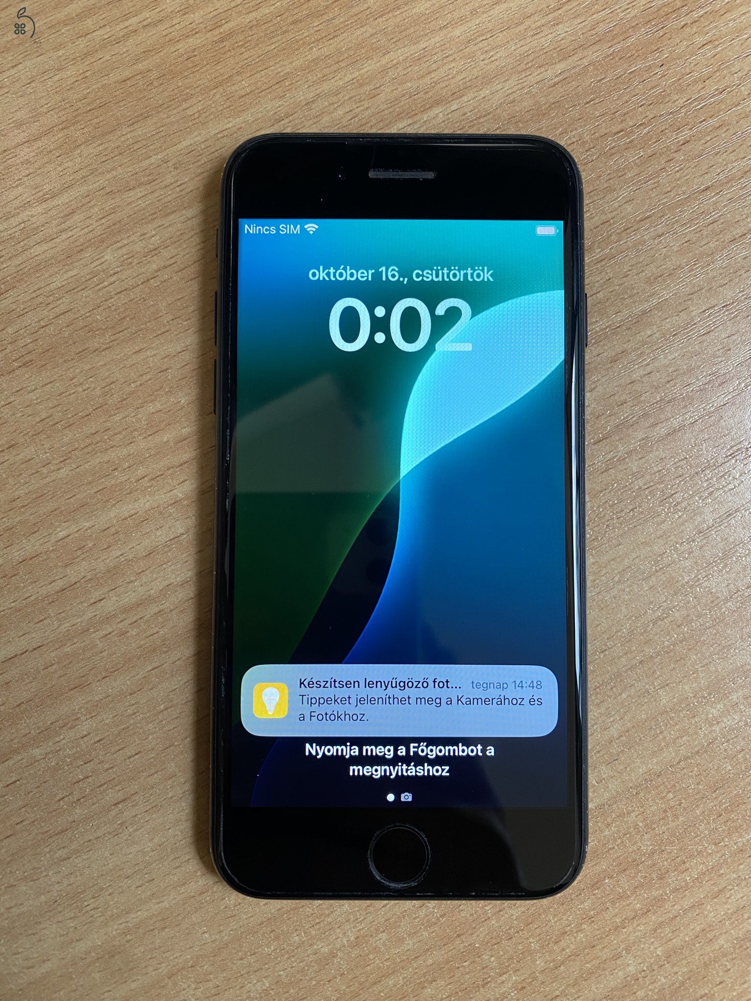iPhone SE 2020 64GB JetBlack Független Új Akku 