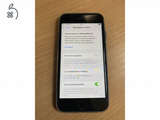 iPhone SE 2020 64GB JetBlack Független Új Akku 