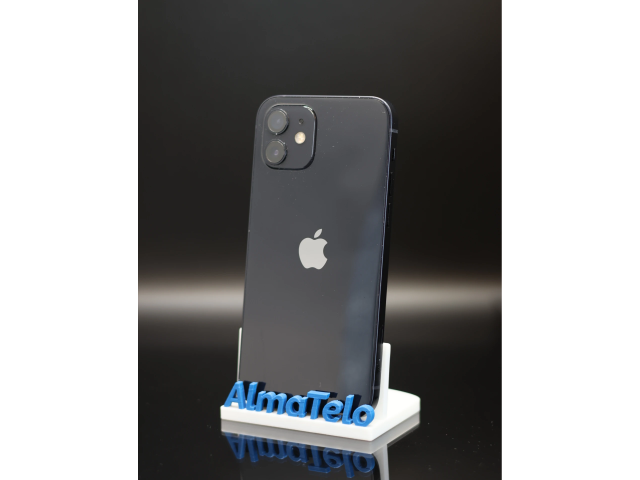 Apple iPhone 12 64 GB Black 100% akku - 12 HÓ GARANCIA