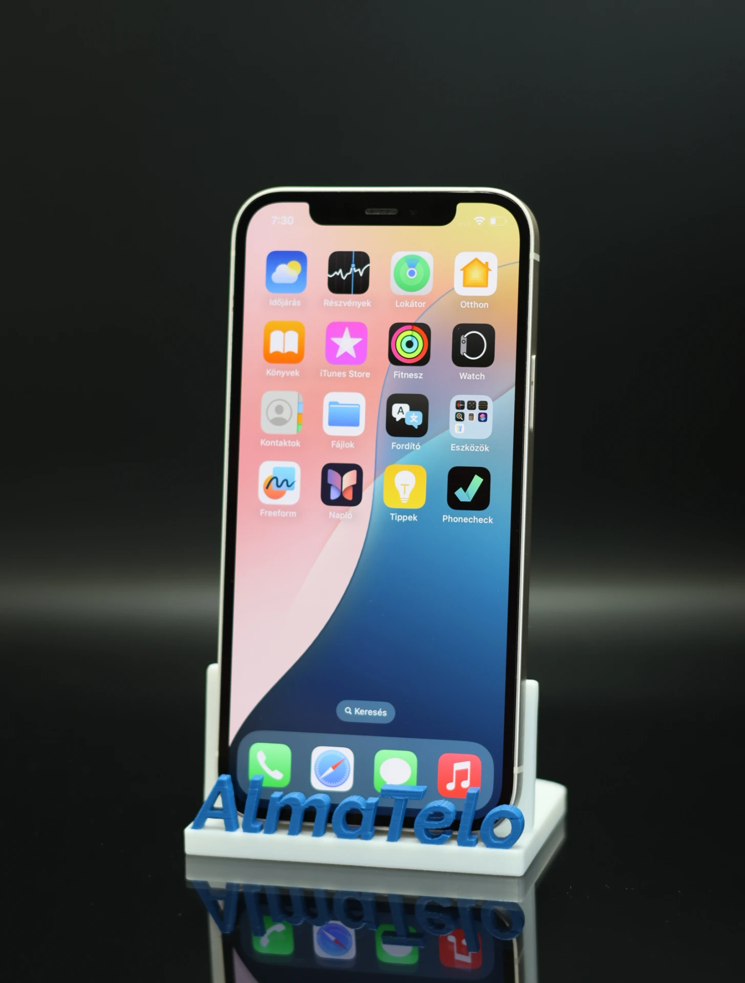 Apple iPhone 12 64 GB White 100% akku - 12 HÓ GARANCIA