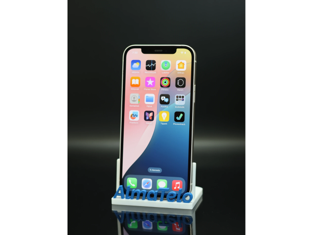 Apple iPhone 12 64 GB White 100% akku - 12 HÓ GARANCIA