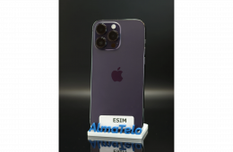 Apple iPhone 14 Pro Max 128 GB Deep Purple 100% akku - 12 HÓ GARANCIA