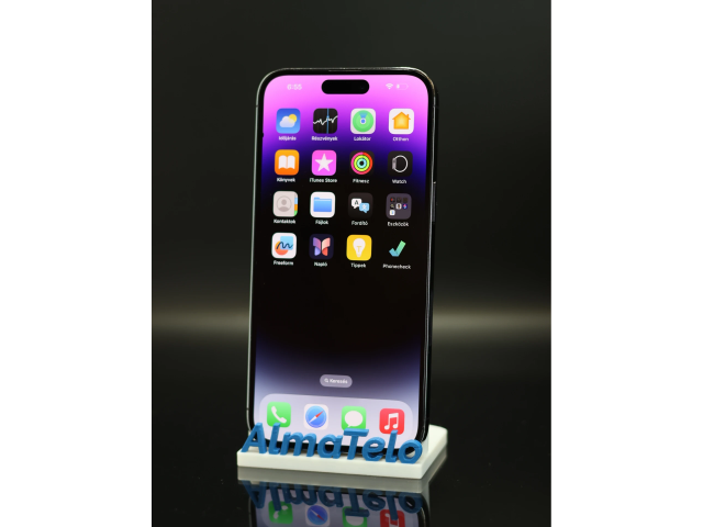 Apple iPhone 14 Pro Max 128 GB Deep Purple 100% akku - 12 HÓ GARANCIA