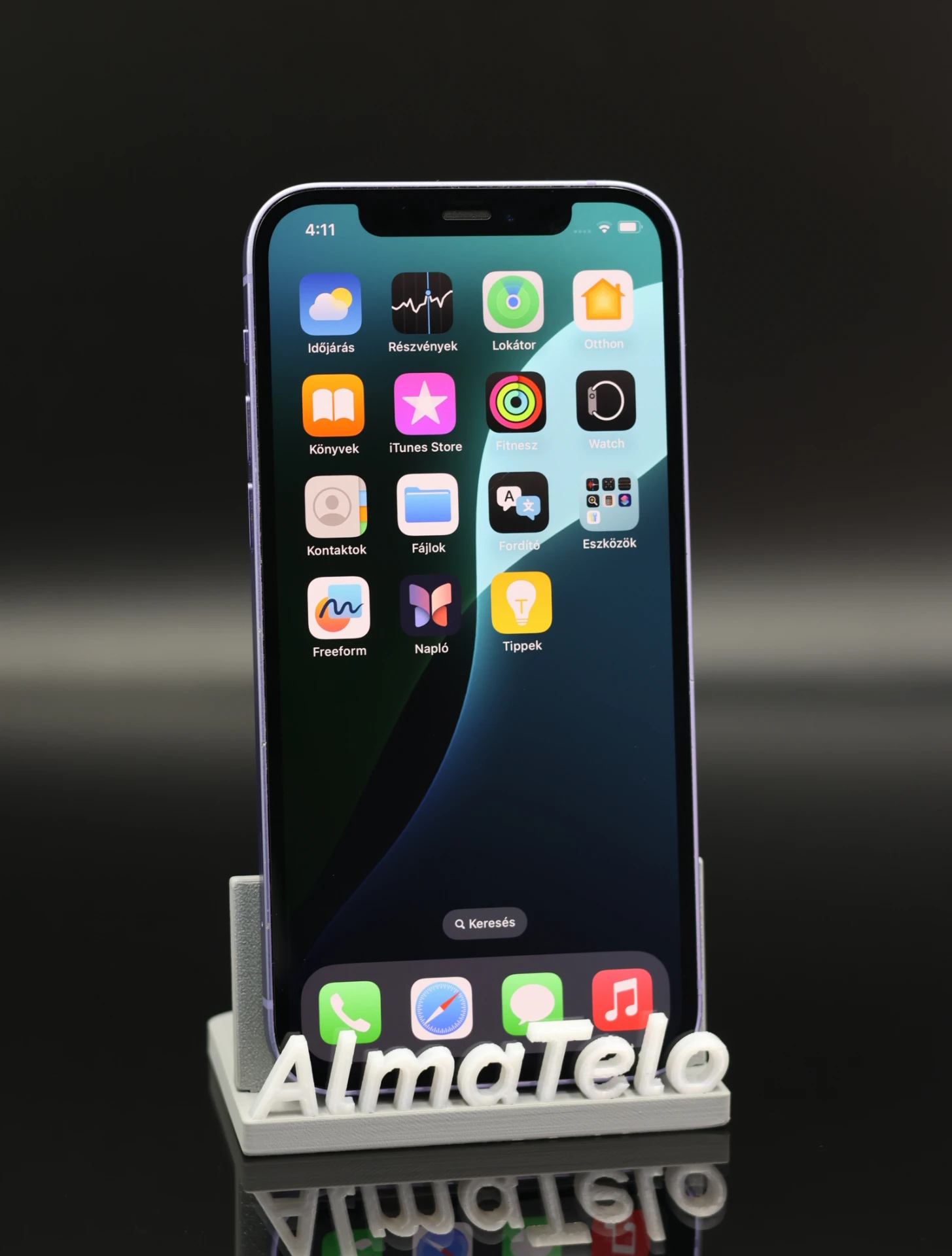 Apple iPhone 12 64 GB Purple 100% akku - 12 HÓ GARANCIA