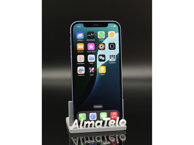 Apple iPhone 12 64 GB Purple 100% akku - 12 HÓ GARANCIA