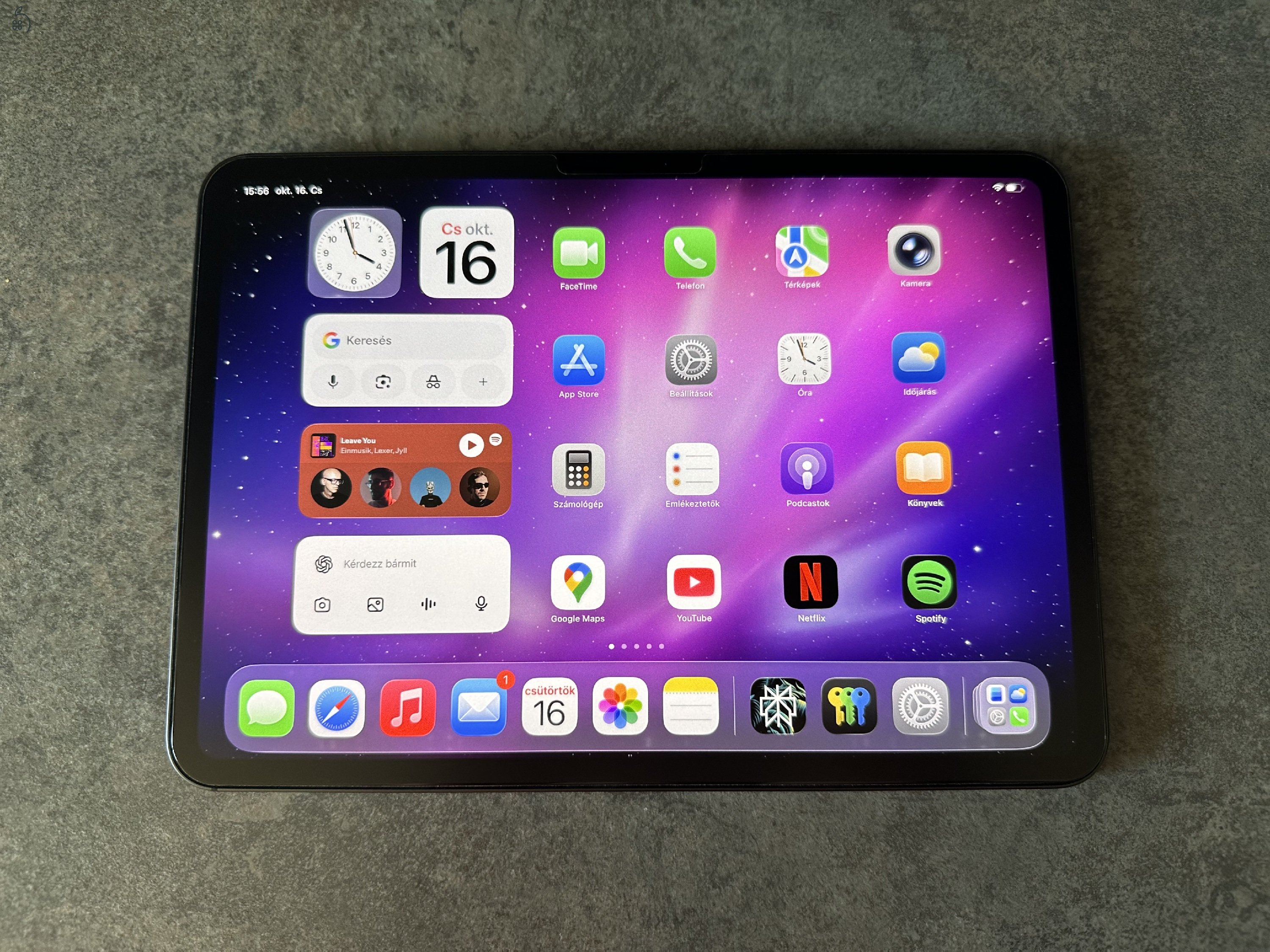 Hibátlan iPad Pro M4 11’’ 256gb Wi-Fi (garanciális)