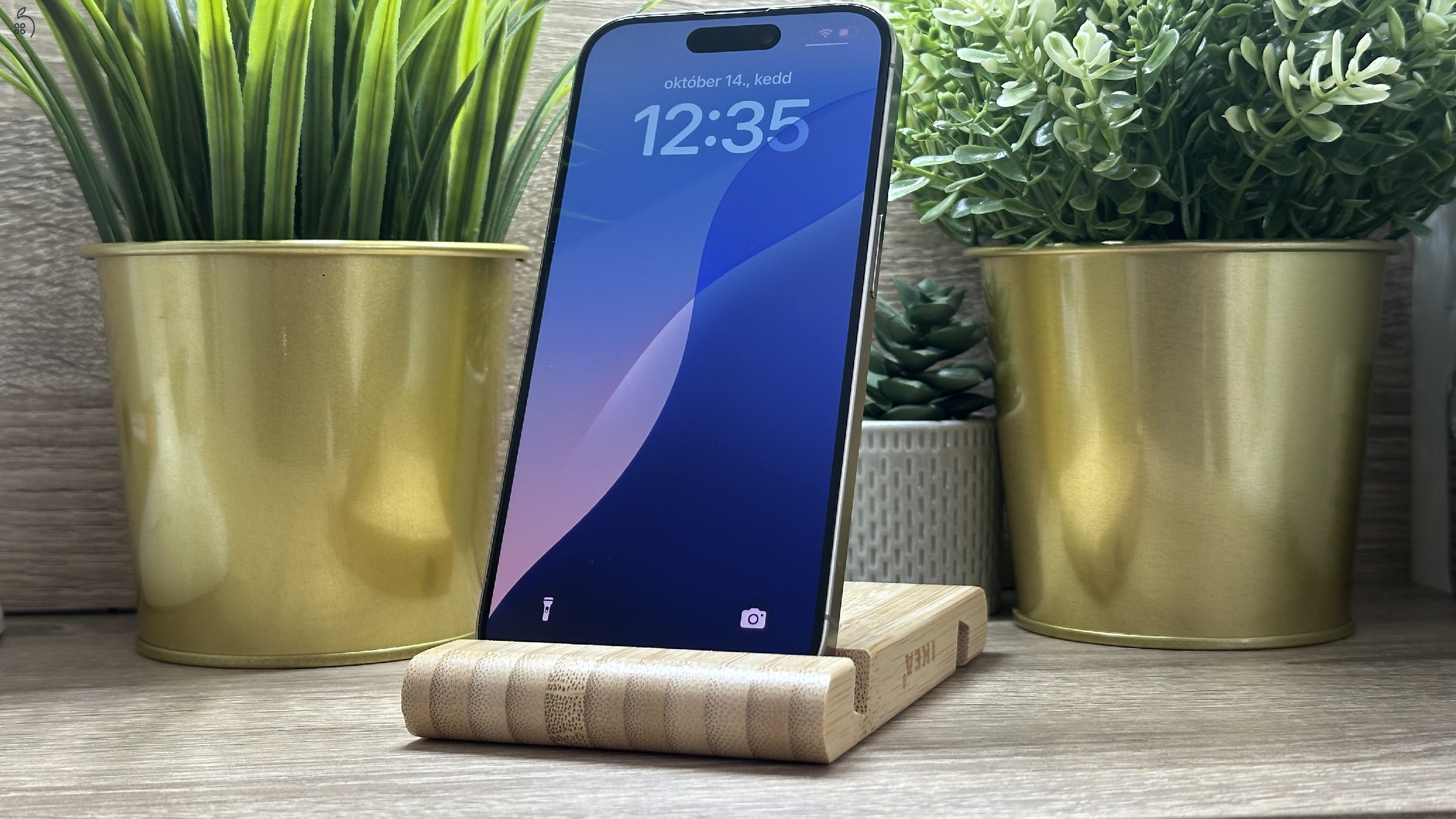  iPhone 15 Pro 256GB Szürke, Független - 1 Év Garancia, Számla 