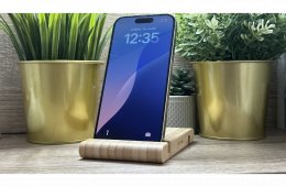  iPhone 15 Pro 256GB Szürke, Független - 1 Év Garancia, Számla 