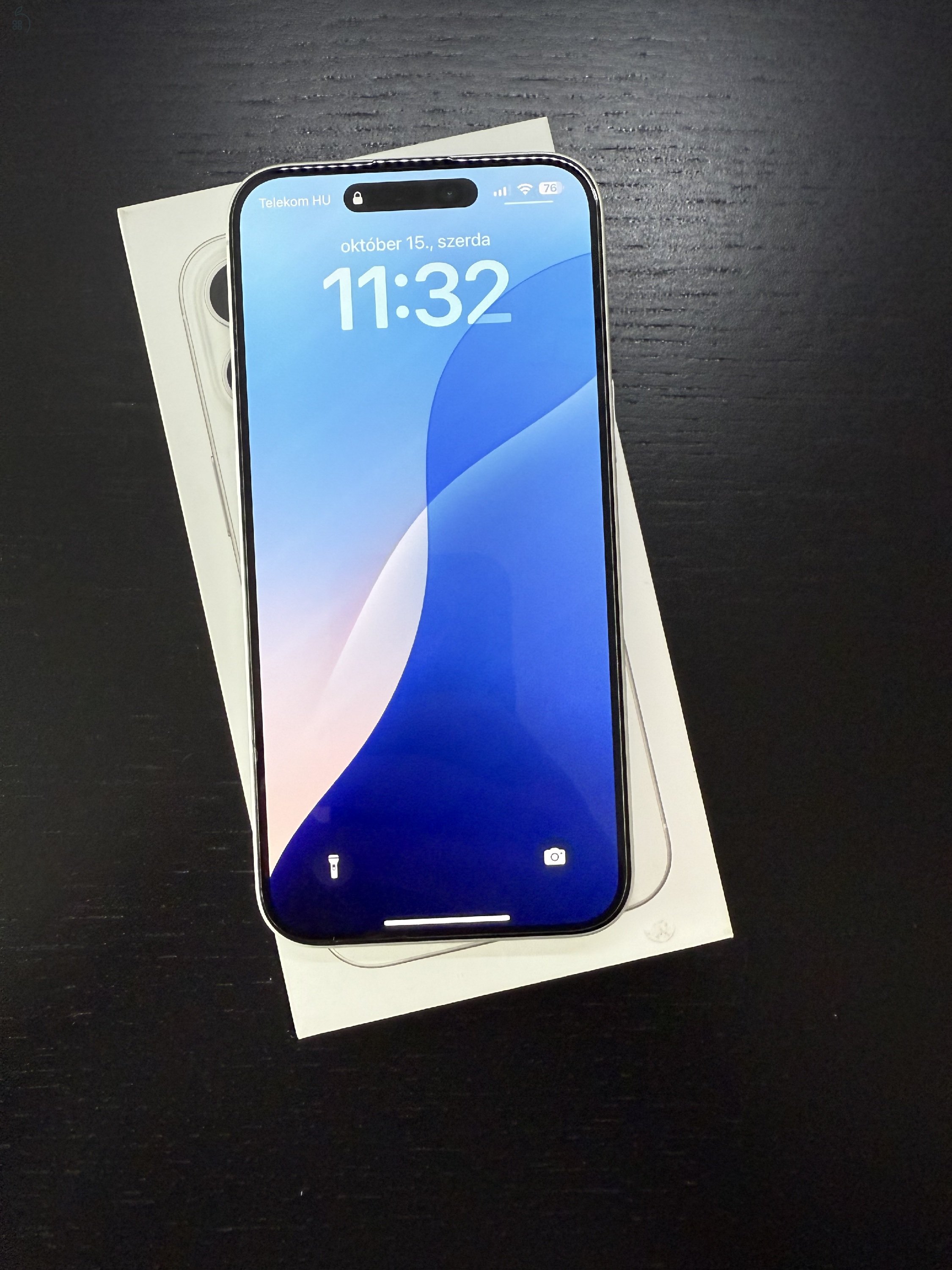 iPhone 16 Plus 128 GB Fehér - Kártyafüggetlen, 100% Akkumulátor