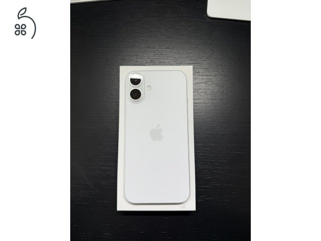 iPhone 16 Plus 128 GB Fehér - Kártyafüggetlen, 100% Akkumulátor