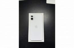 iPhone 16 Plus 128 GB Fehér - Kártyafüggetlen, 100% Akkumulátor