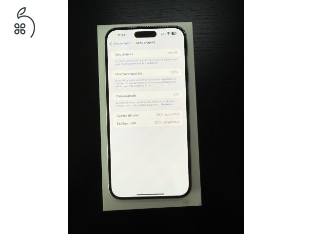 iPhone 16 Plus 128 GB Fehér - Kártyafüggetlen, 100% Akkumulátor