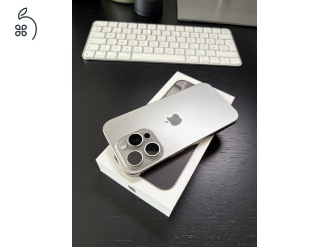 iPhone 16 Pro 256 GB Natúr Titán - Kártyafüggetlen, 97% Akkumulátor