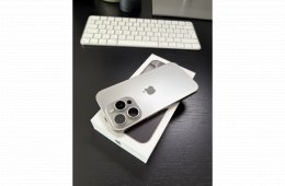 iPhone 16 Pro 256 GB Natúr Titán - Kártyafüggetlen, 97% Akkumulátor
