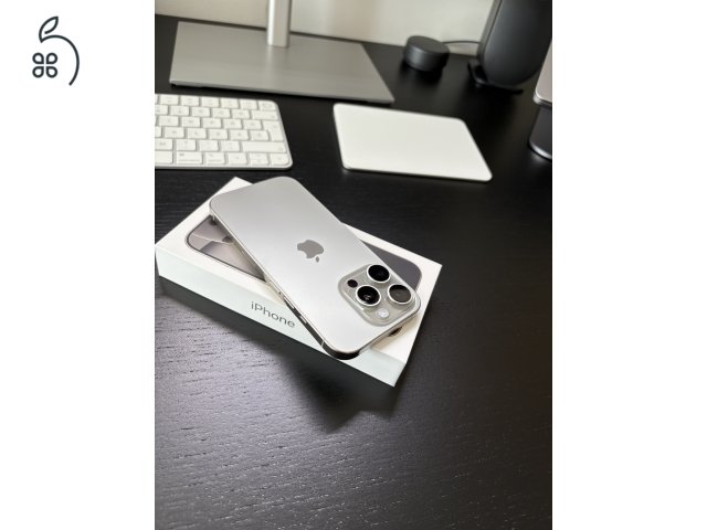 iPhone 16 Pro 256 GB Natúr Titán - Kártyafüggetlen, 97% Akkumulátor