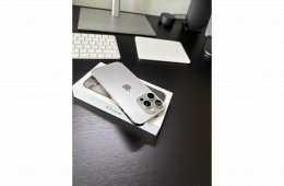iPhone 16 Pro 256 GB Natúr Titán - Kártyafüggetlen, 97% Akkumulátor