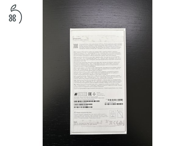 iPhone 16 Pro 256 GB Natúr Titán - Kártyafüggetlen, 97% Akkumulátor