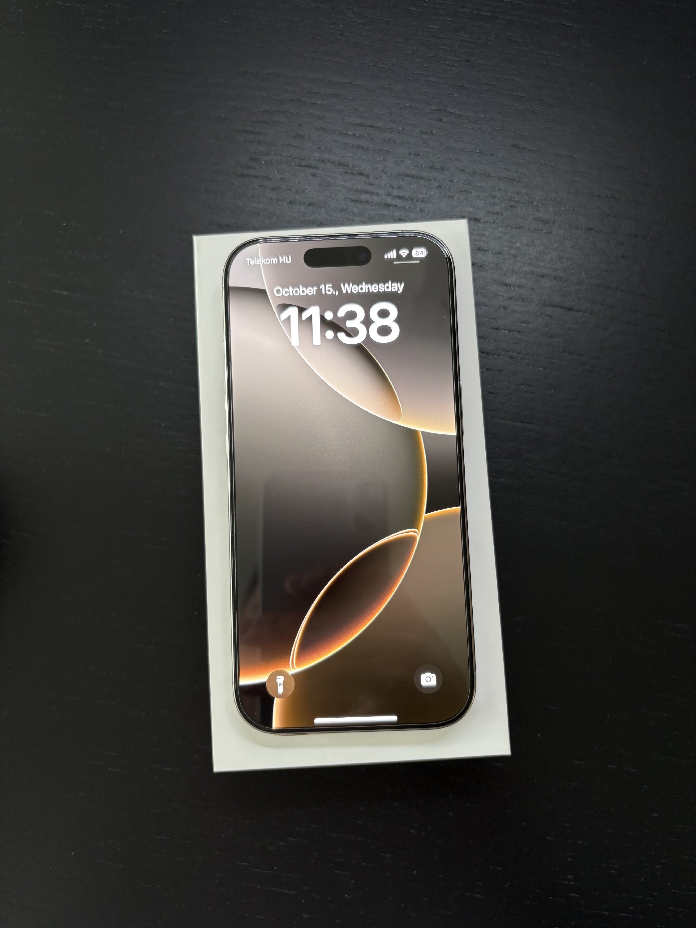 iPhone 16 Pro 256 GB Natúr Titán - Kártyafüggetlen, 97% Akkumulátor