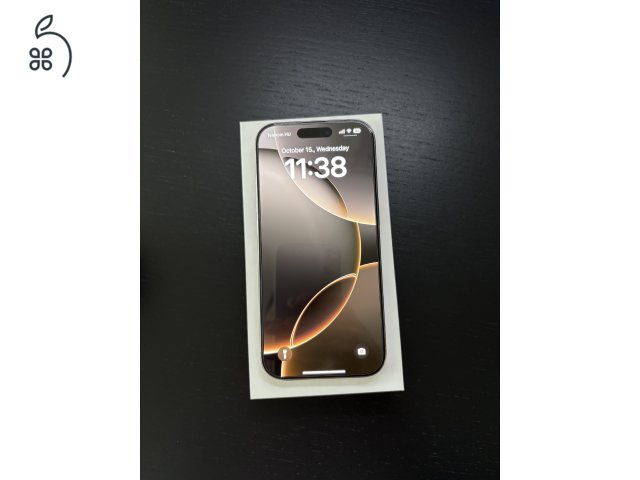iPhone 16 Pro 256 GB Natúr Titán - Kártyafüggetlen, 97% Akkumulátor