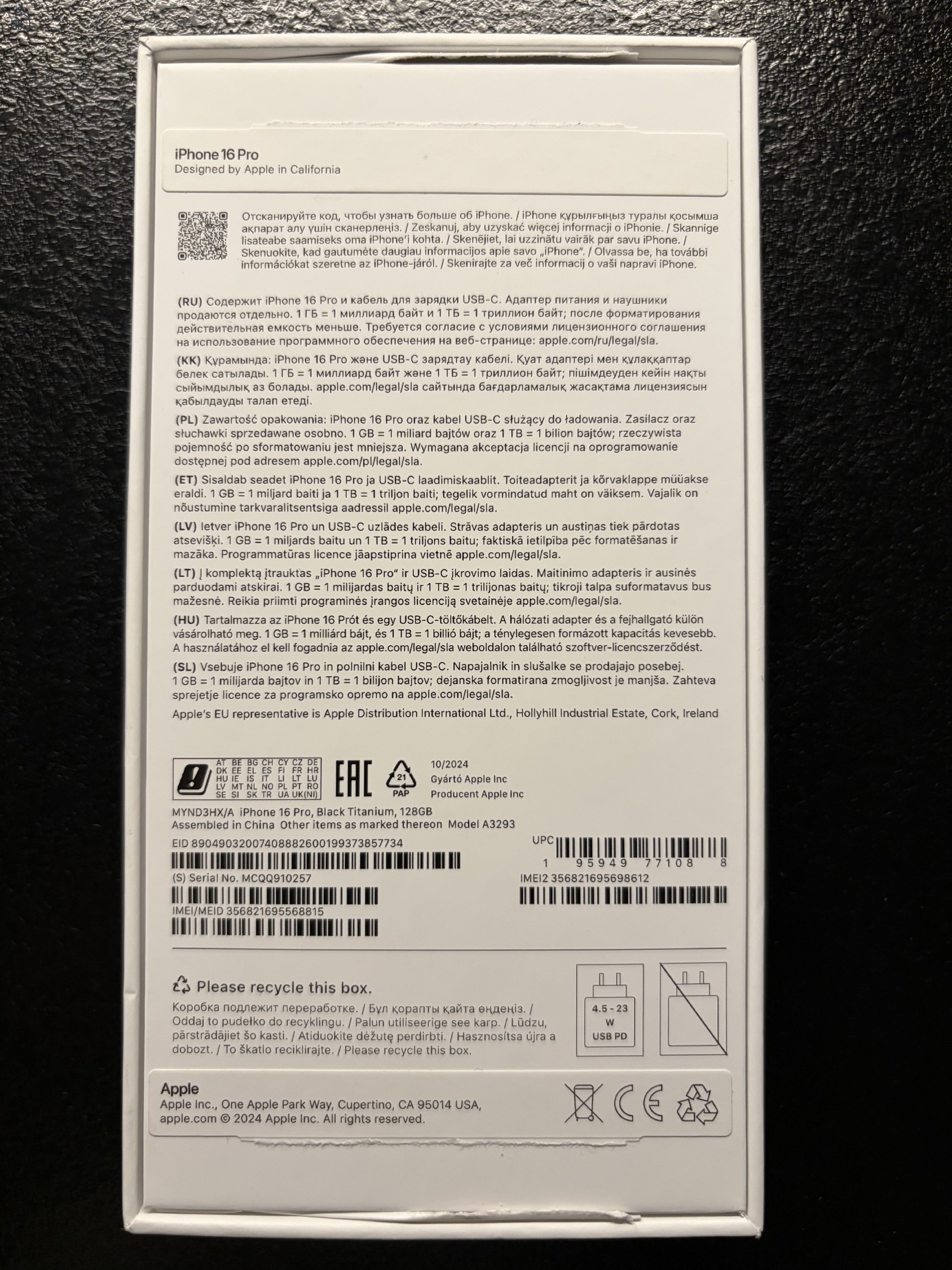 iphone 16 Pro 128GB