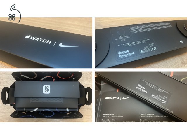 Apple Watch 7 Nike GPS 41mm fekete