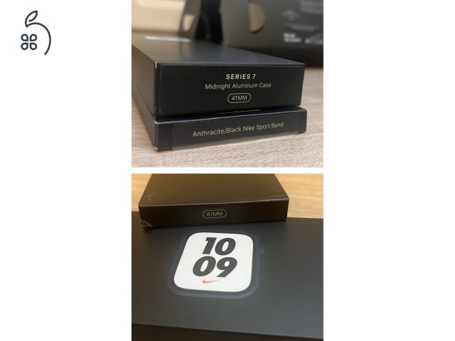 Apple Watch 7 Nike GPS 41mm fekete