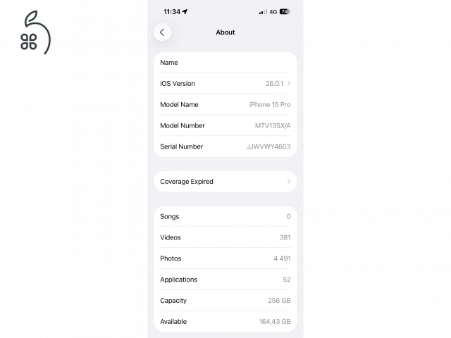 iPhone 15 Pro 256GB asztroszürke újszerű állapot