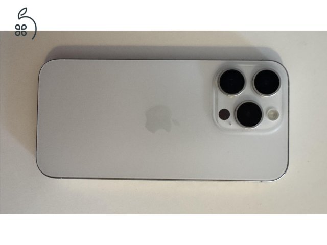iPhone 15 Pro fehér 256GB hibátlan állapot