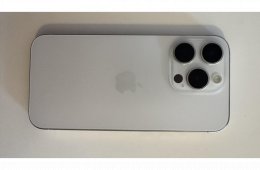 iPhone 15 Pro fehér 256GB hibátlan állapot