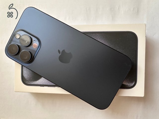 Eladó iPhone 15 PRO Max 256GB Titánium Kék