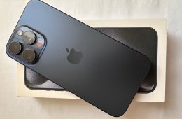 Eladó iPhone 15 PRO Max 256GB Titánium Kék