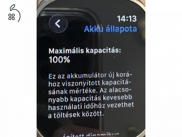 Apple Warch Ultra 2 Cellular 49mm újszerű + Navy Blue szíj