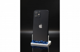 Apple iPhone 12 128 GB Black 100% akku - 12 HÓ GARANCIA