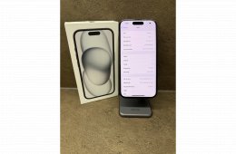 Eladó újszerű iPhone 15 128 GB Fekete, gyárilag független! 