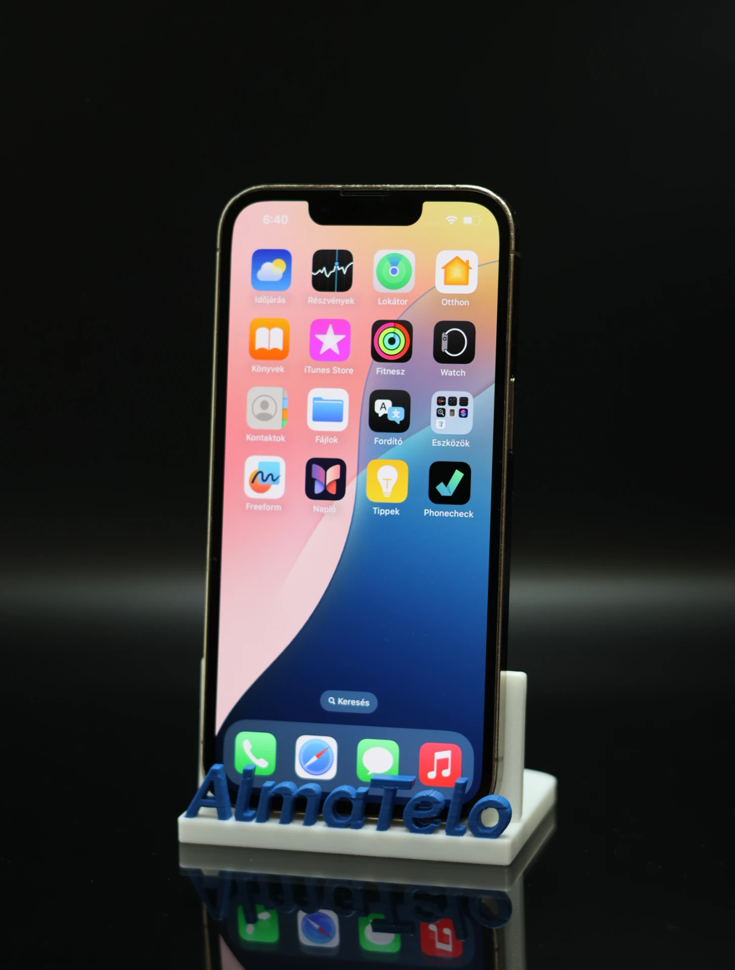 Apple iPhone 13 Pro 128 GB Gold 100% akku - 12 HÓ GARANCIA