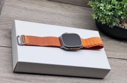 Hibátlan Apple Watch Ultra Natural titanium 49mm 2 ÉV Garanciával Számlával