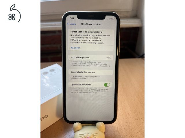 Fehér iPhone 11 64GB első tulajdonostól