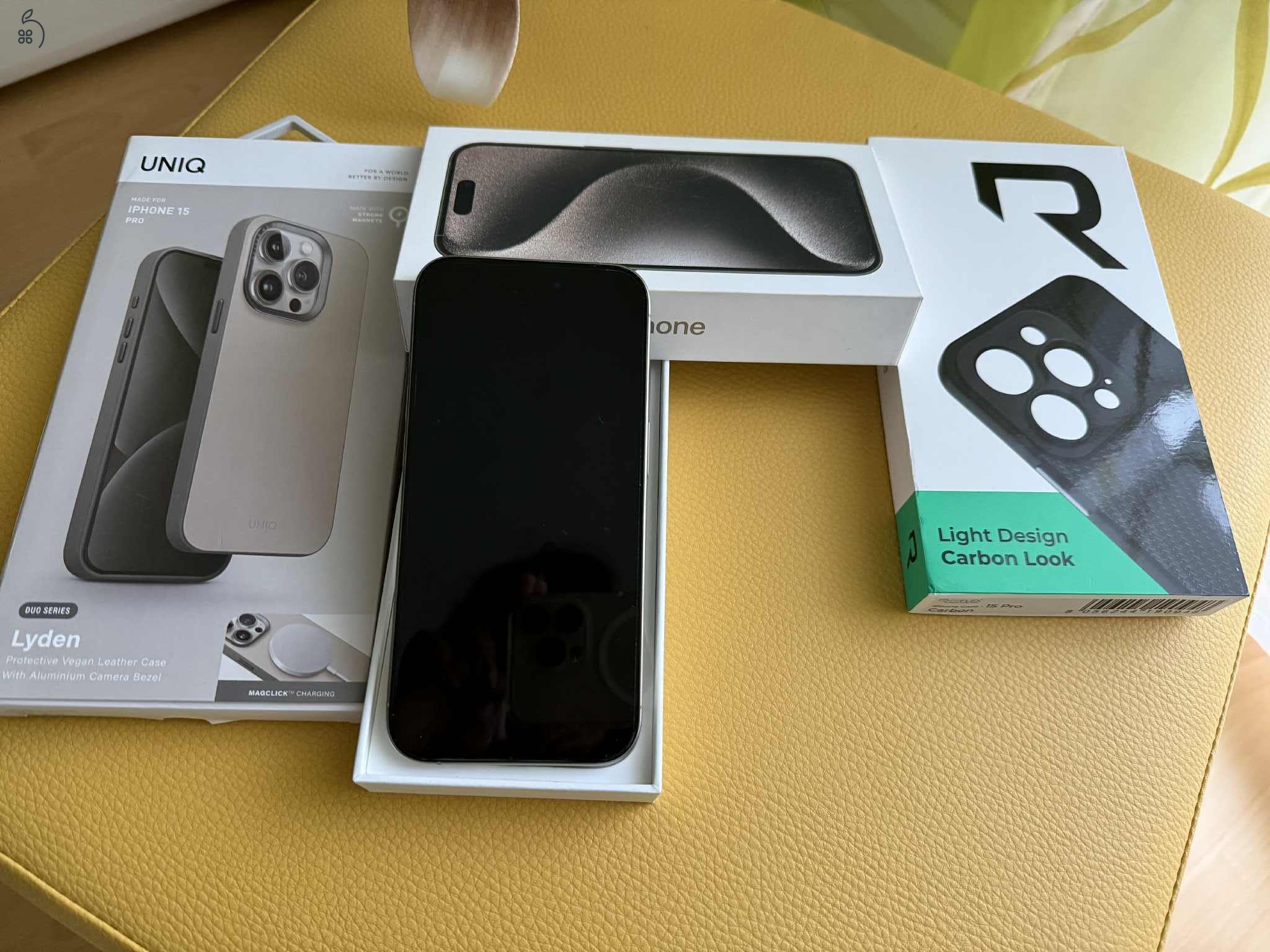 Iphone 15pro 25 hónap garanciával eladó