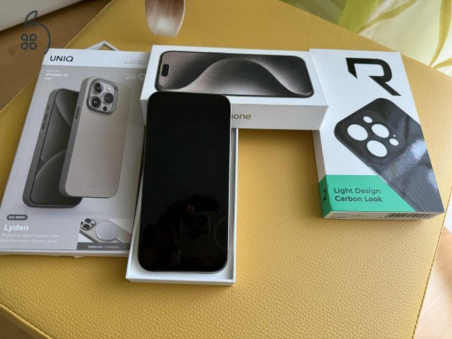 Iphone 15pro 25 hónap garanciával eladó