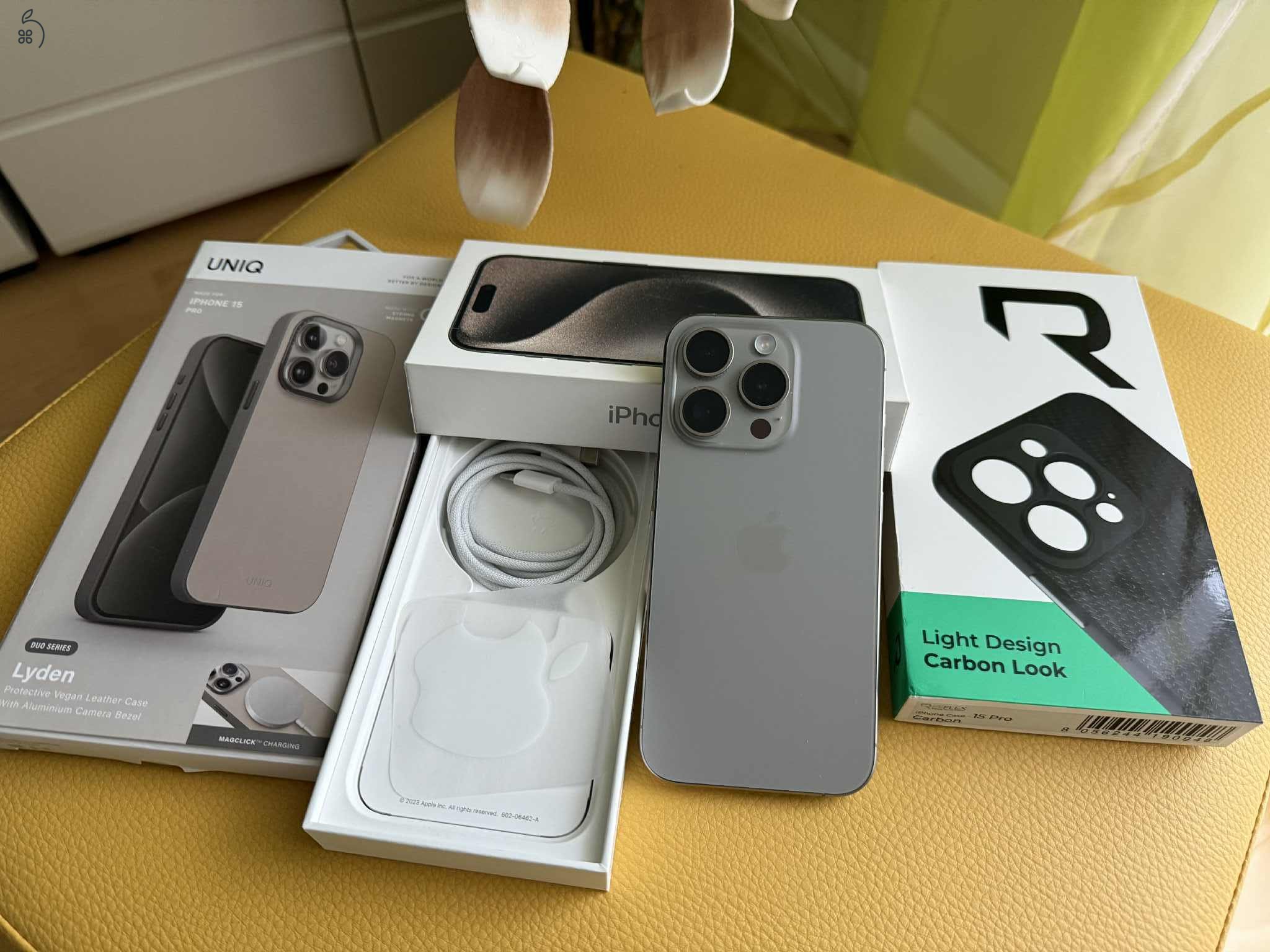 Iphone 15pro 25 hónap garanciával eladó