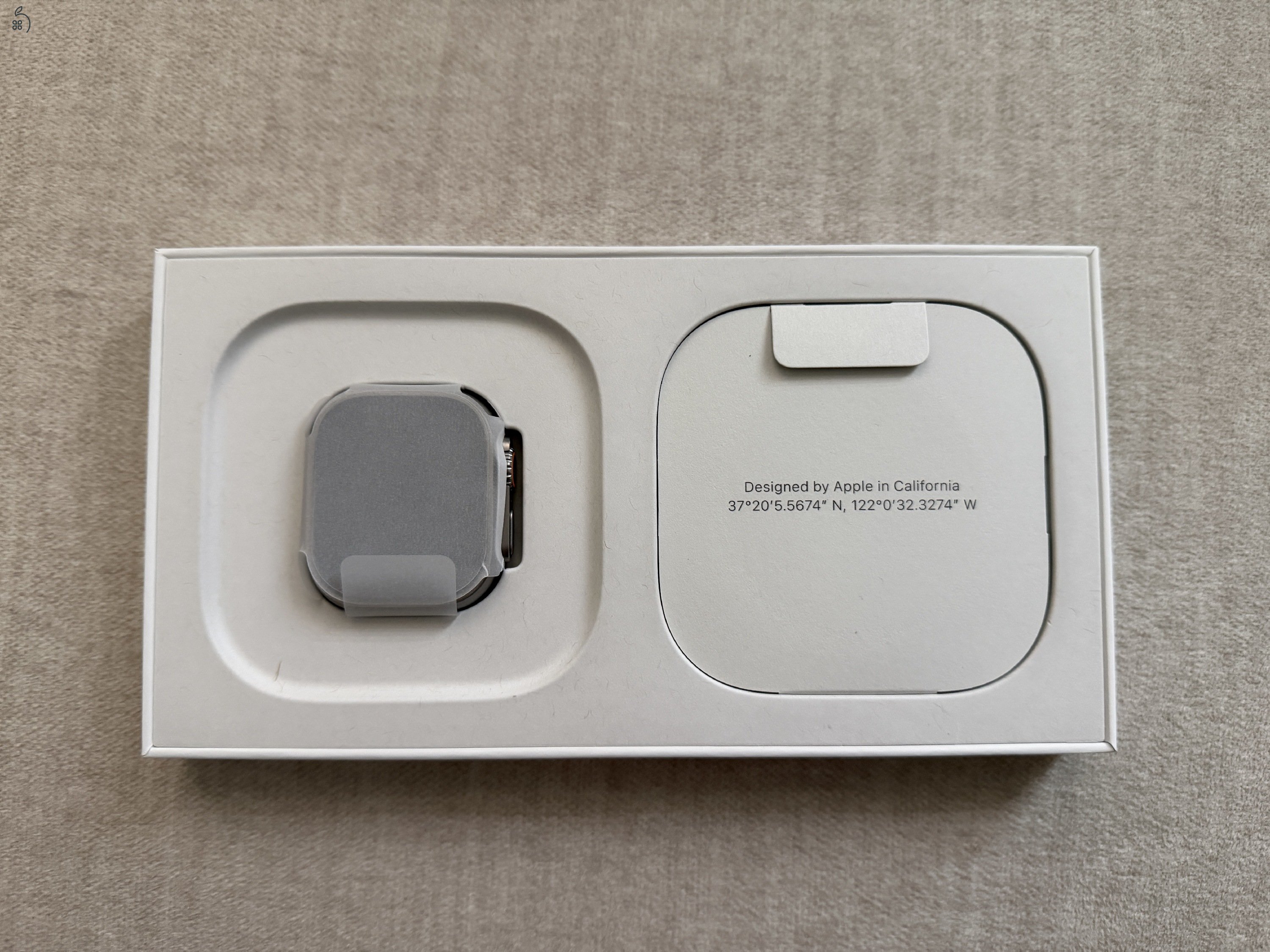 Apple Watch Ultra 49mm - Titán Tok, Éjfekete Óceán Szíj