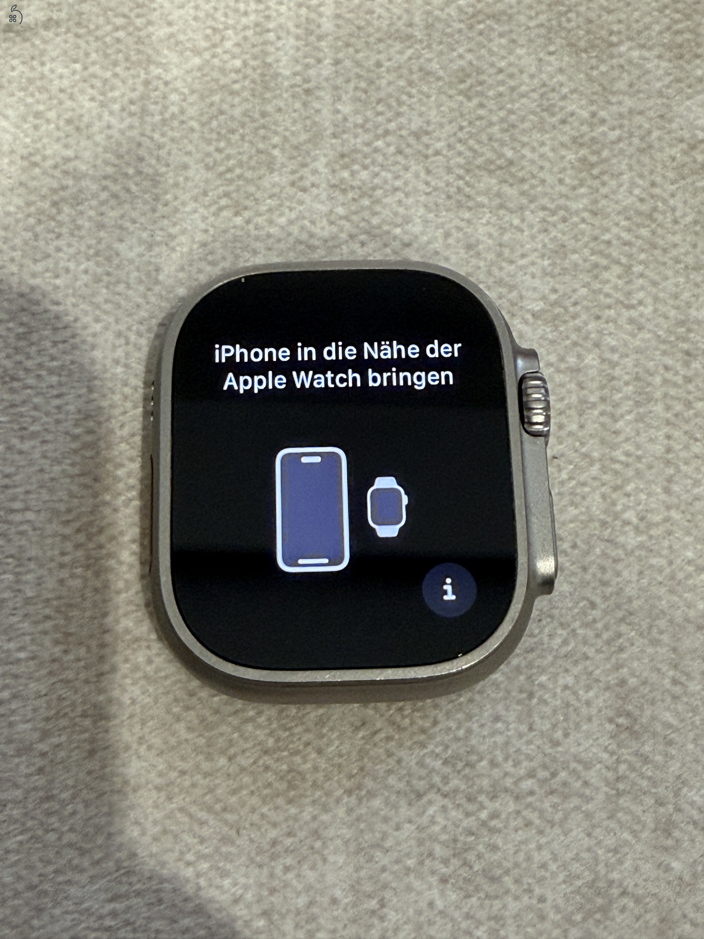 Apple Watch Ultra 49mm - Titán Tok, Éjfekete Óceán Szíj