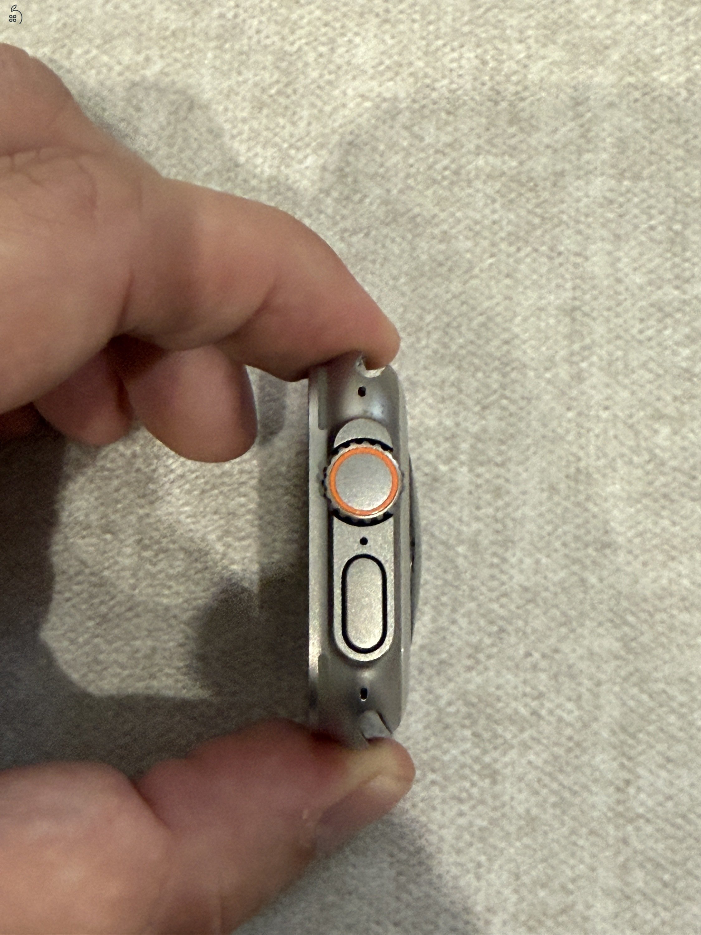 Apple Watch Ultra 49mm - Titán Tok, Éjfekete Óceán Szíj