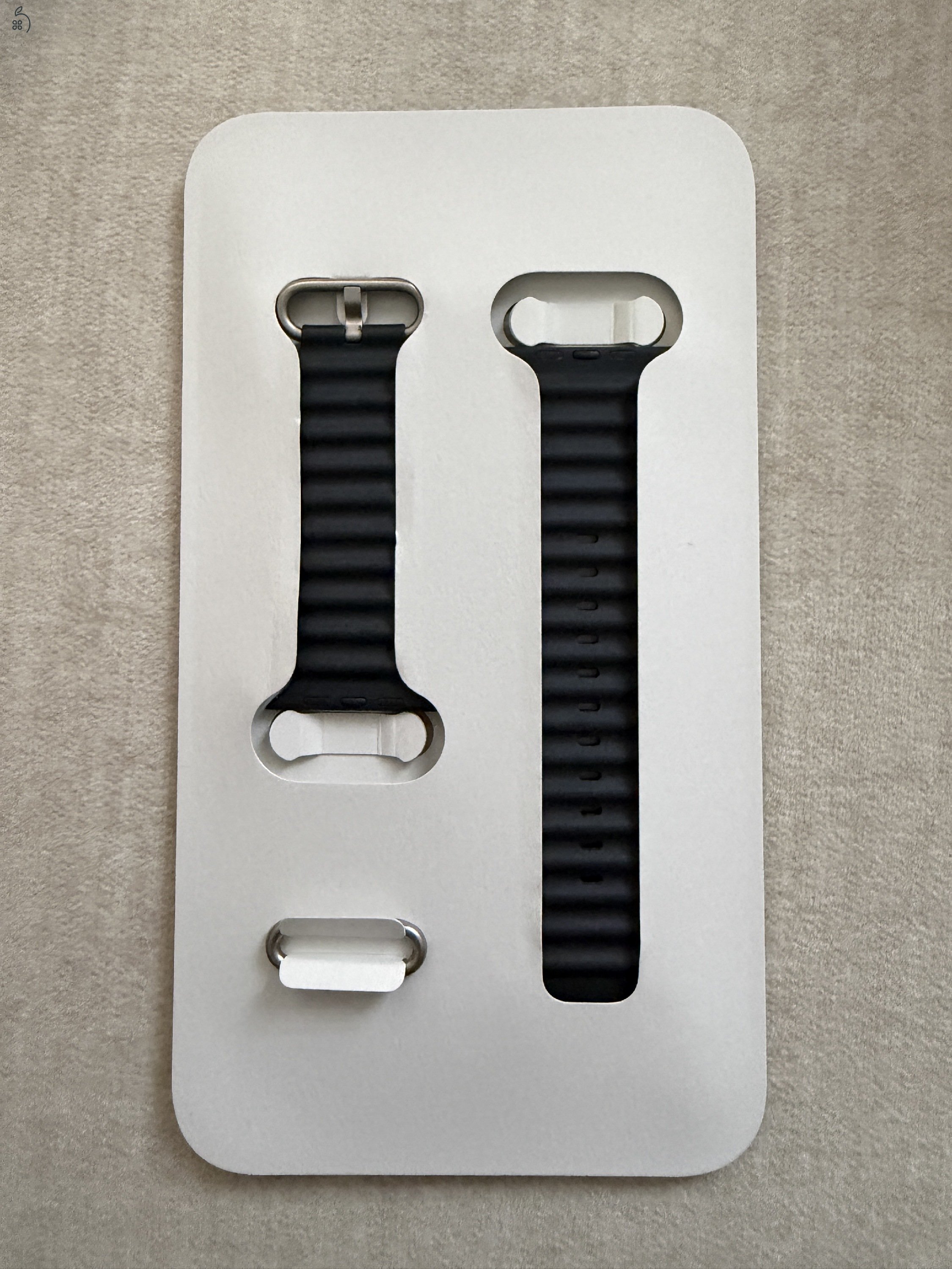 Apple Watch Ultra 49mm - Titán Tok, Éjfekete Óceán Szíj