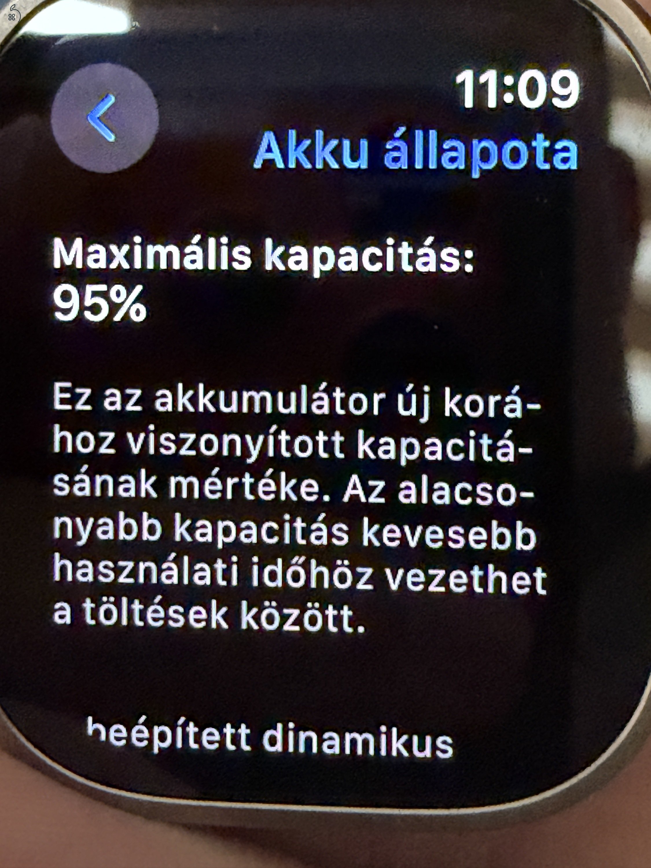 Apple Watch Ultra 49mm - Titán Tok, Éjfekete Óceán Szíj