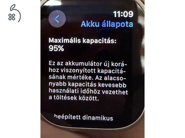Apple Watch Ultra 49mm - Titán Tok, Éjfekete Óceán Szíj