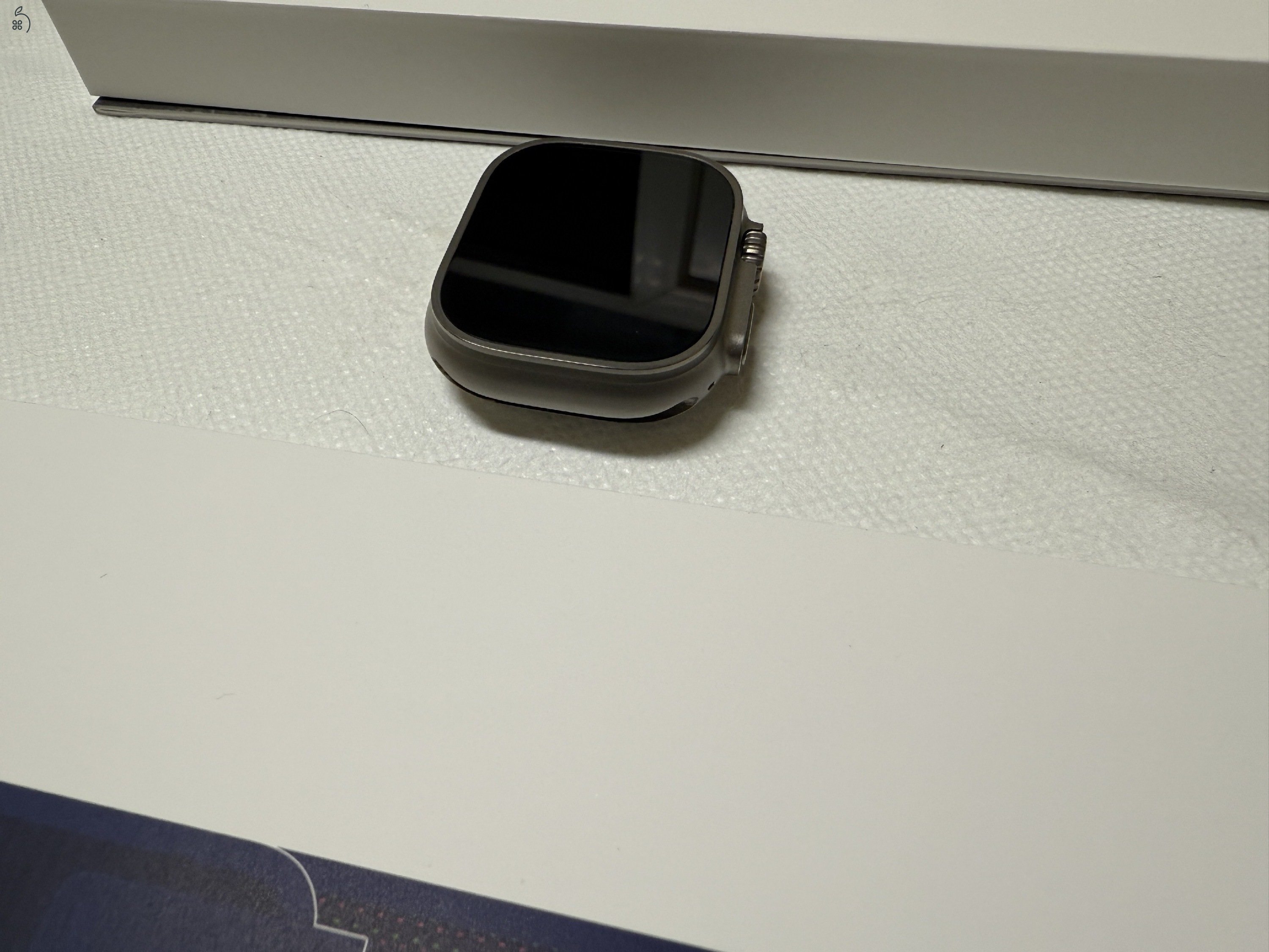 Apple Watch Ultra 2. 49mm Natúr Gar.26.04 Titán Navy Blue Alpesi szíj