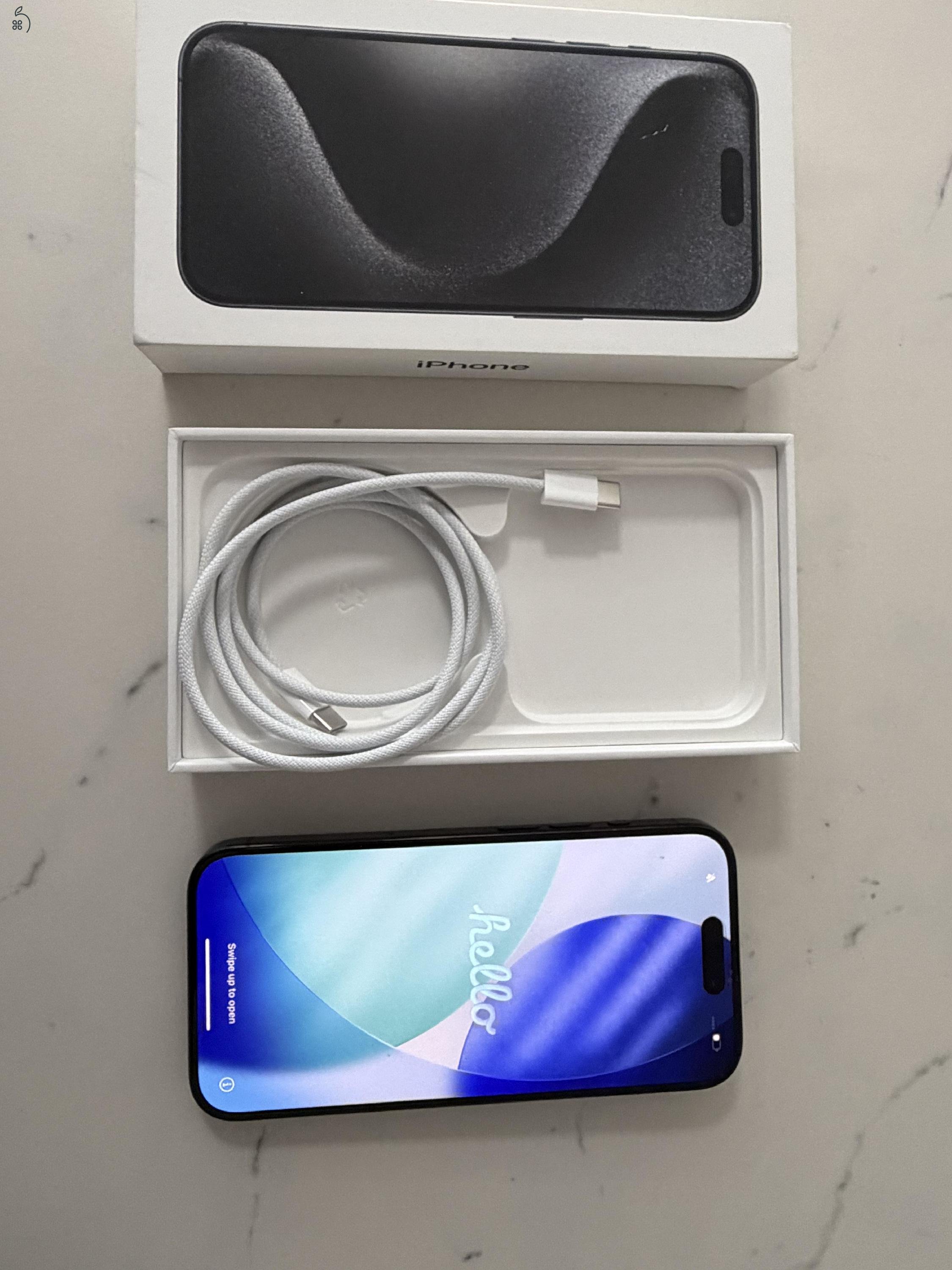 Apple Iphone 15 Pro 256 GB fekete