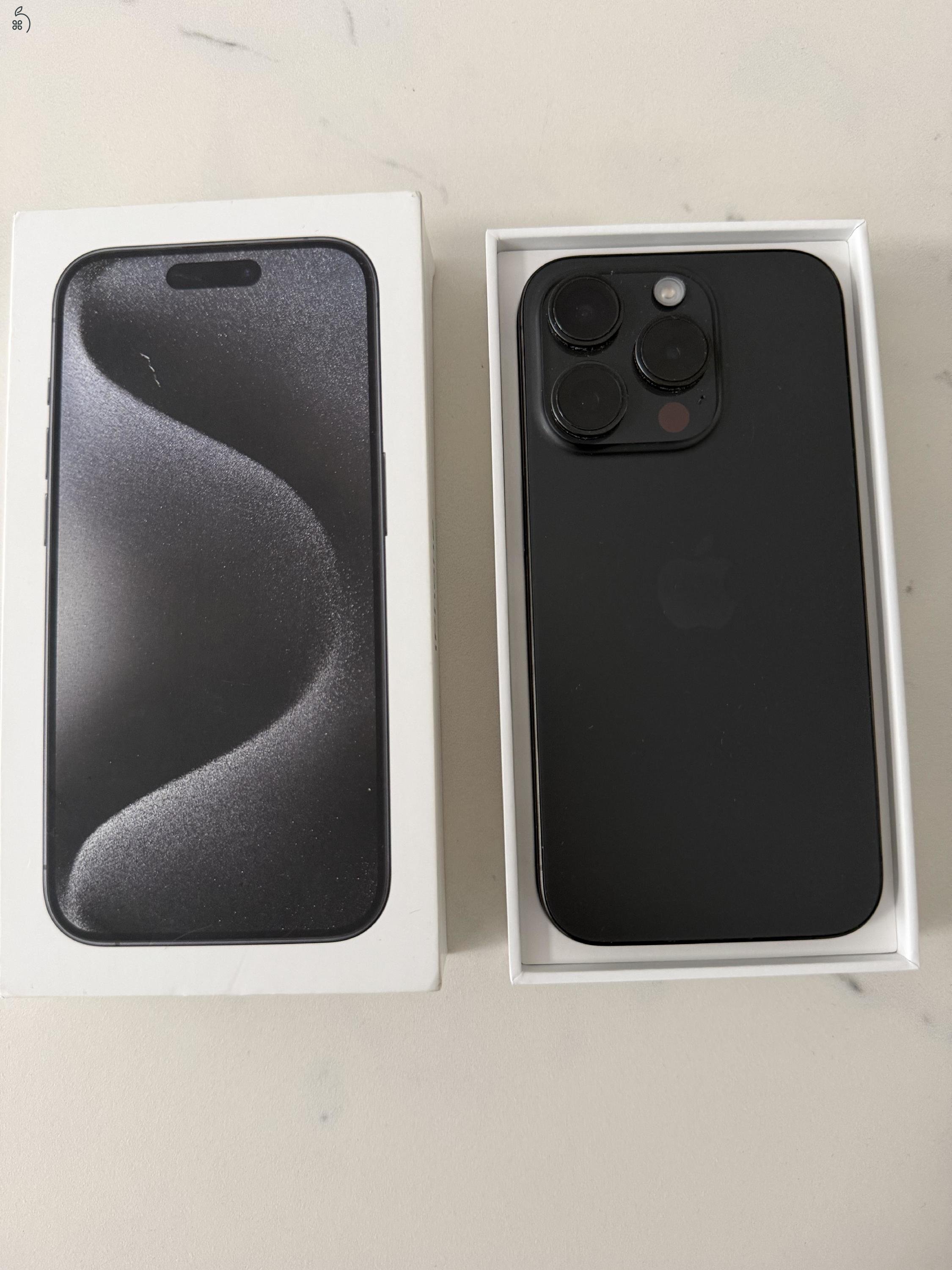 Apple Iphone 15 Pro 256 GB fekete