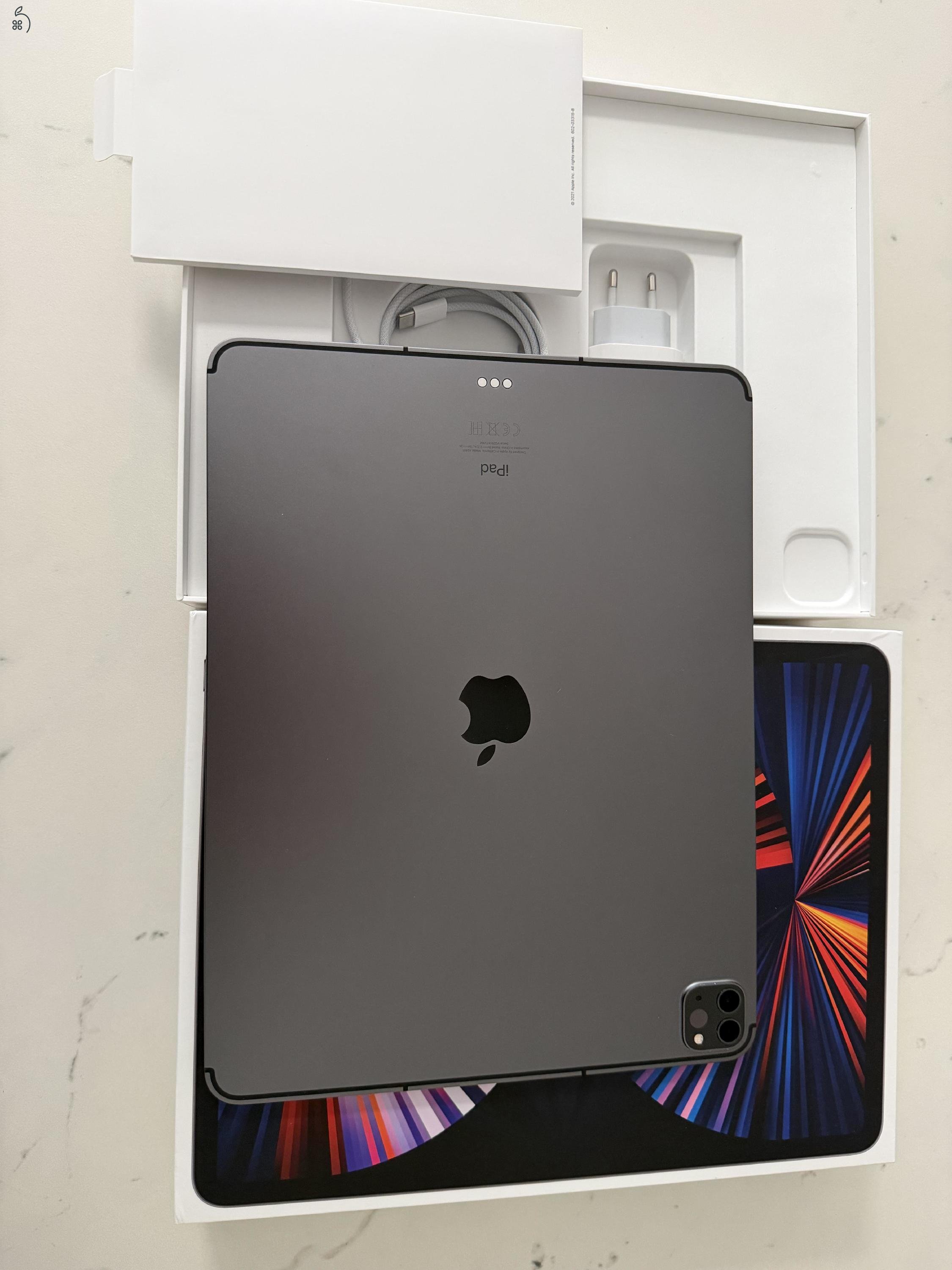 Apple iPad Pro 12.9 inch (5th Generation) Wifi + Cellular 5G 256 GB (asztroszürke) M1 chip